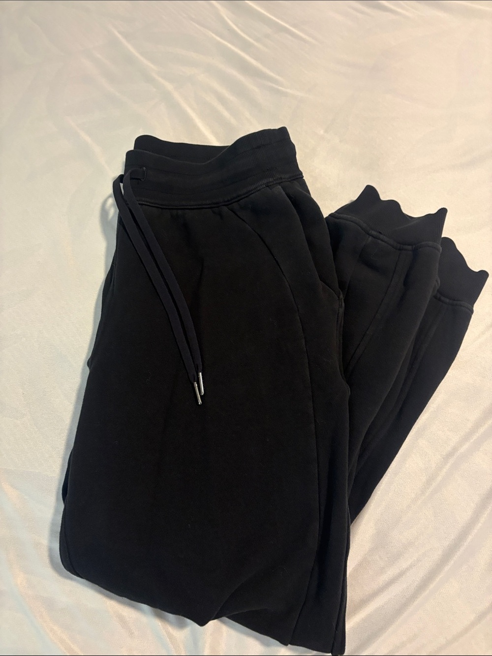 lululemon athletica Black Track Joggers with Drawstring